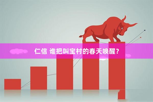 仁信 谁把叫宝村的春天唤醒？